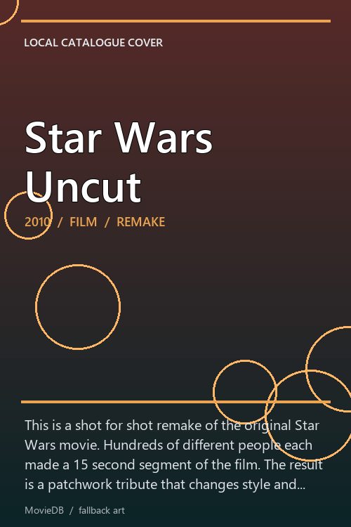 Star Wars Uncut poster