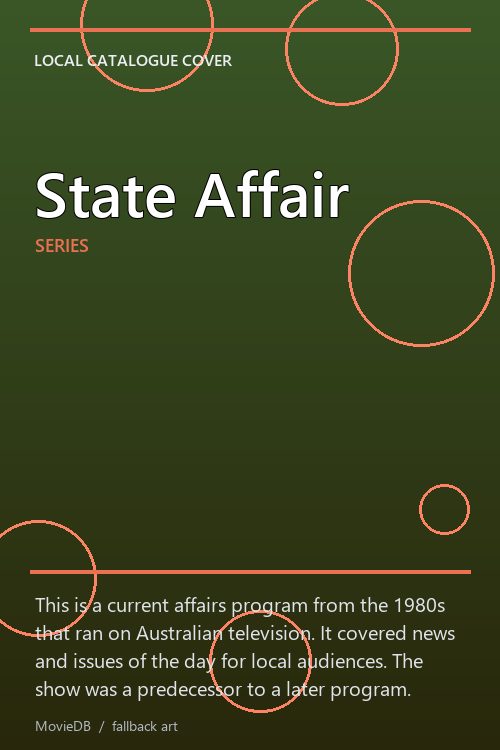 State Affair poster
