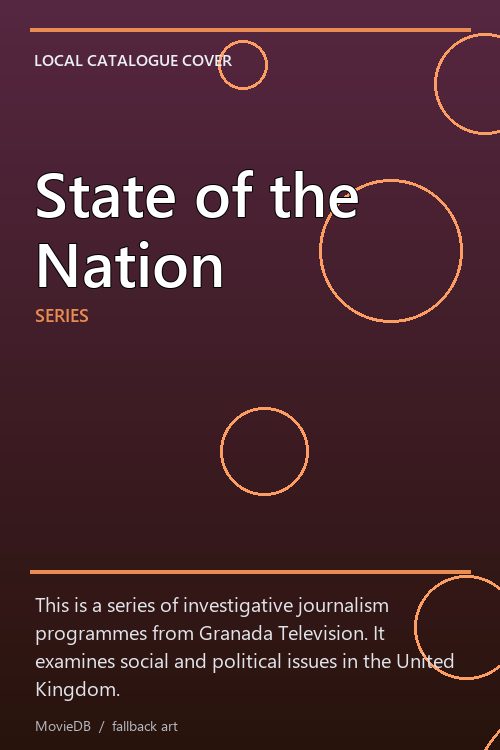 State of the Nation poster
