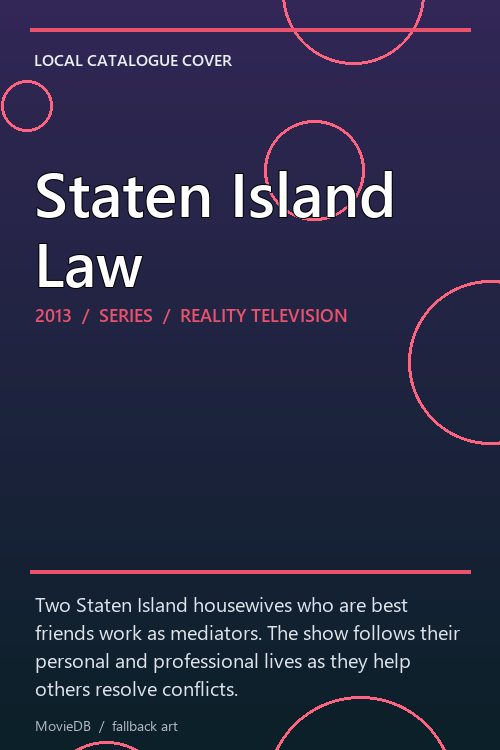 Staten Island Law poster