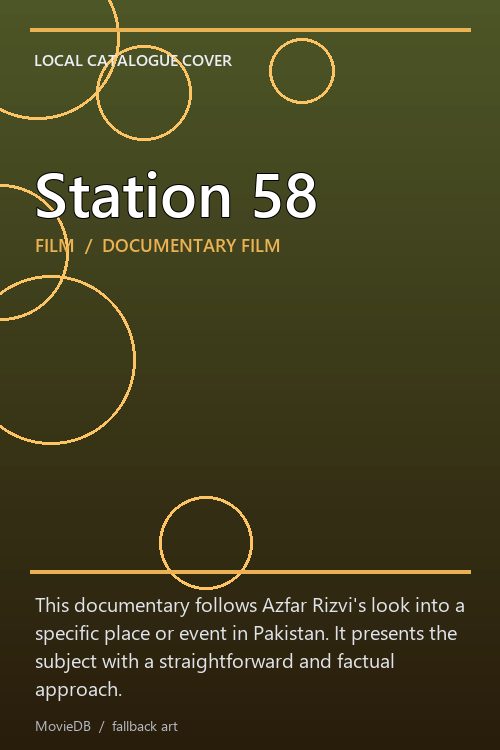 Station 58 poster