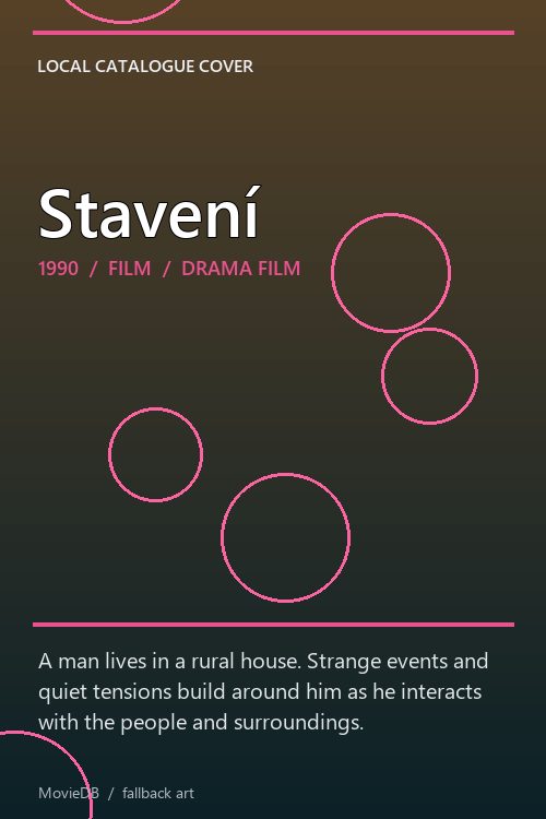 Stavení poster