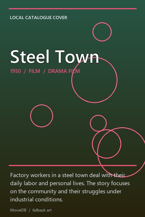 Steel Town poster