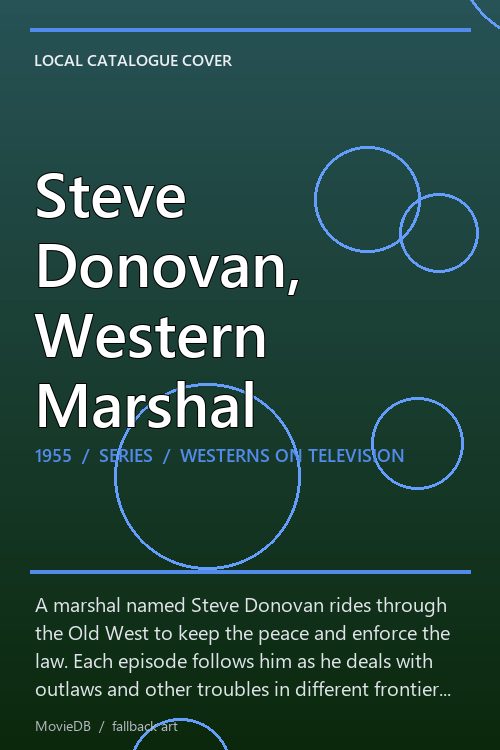 Steve Donovan, Western Marshal poster