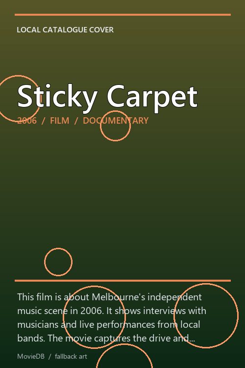 Sticky Carpet poster