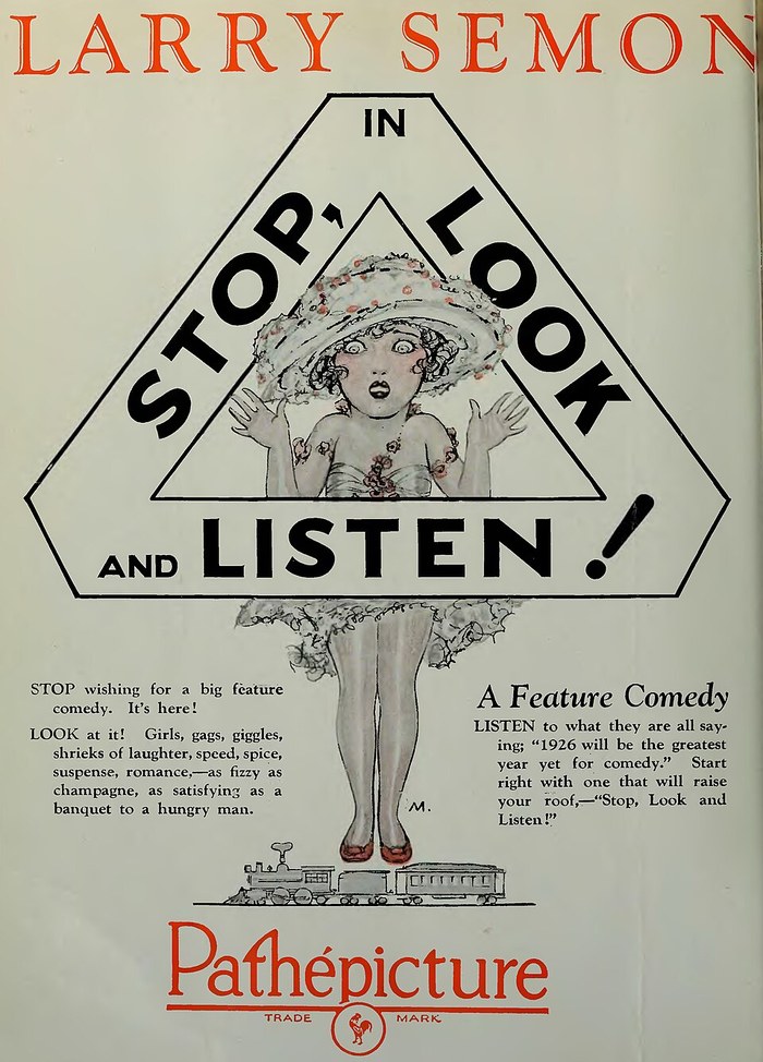 Stop, Look and Listen poster