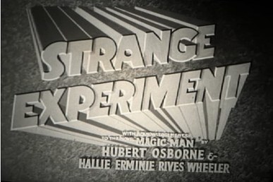 Strange Experiment poster