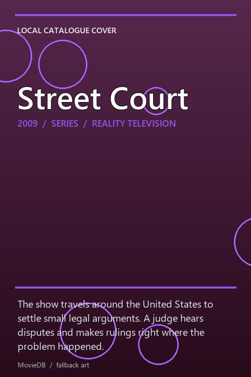 Street Court poster