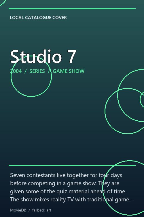 Studio 7 poster