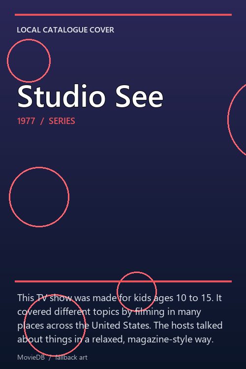 Studio See poster