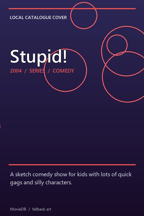 Stupid! poster