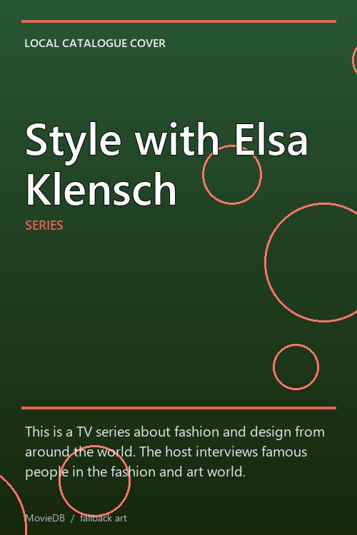 Style with Elsa Klensch poster