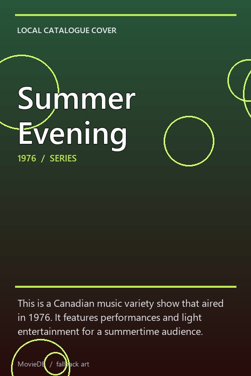 Summer Evening poster