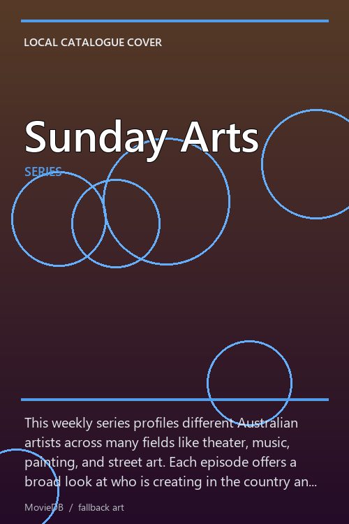 Sunday Arts poster