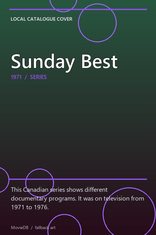 Sunday Best poster