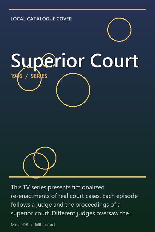 Superior Court poster