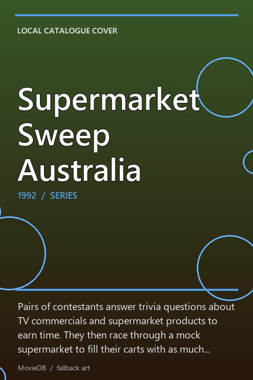 Supermarket Sweep Australia poster