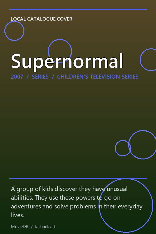 Supernormal poster