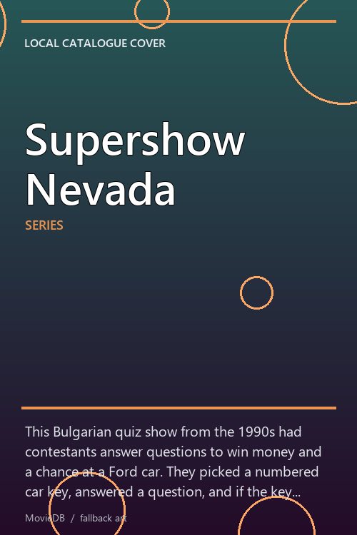 Supershow Nevada poster