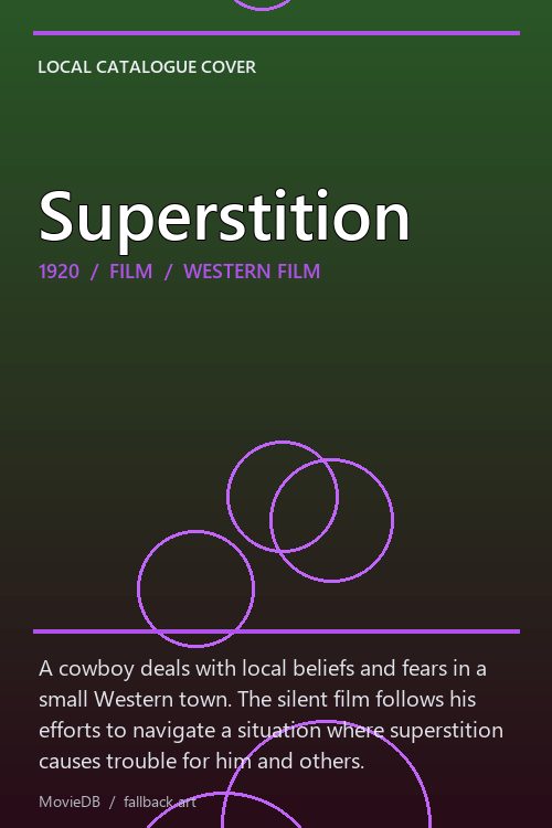 Superstition poster
