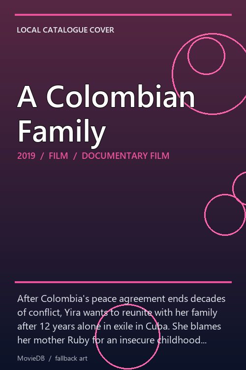 A Colombian Family poster