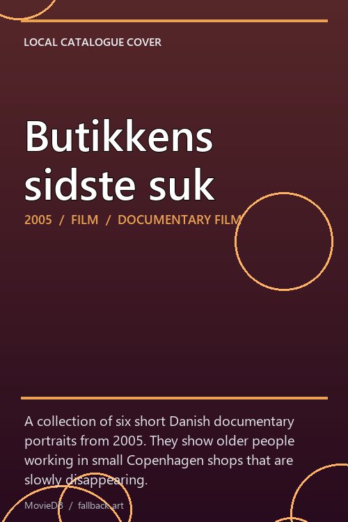 Butikkens sidste suk poster