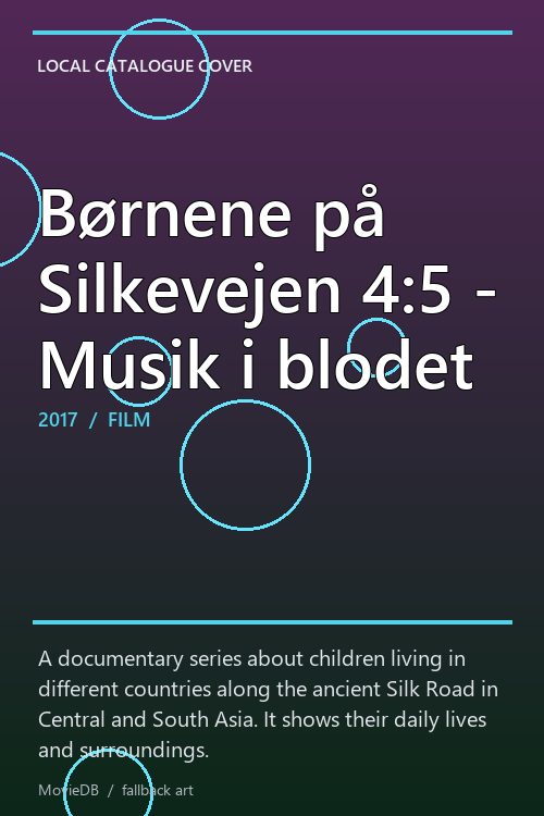 Børnene på Silkevejen 4:5 - Musik i blodet poster
