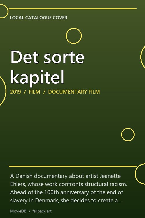 Det sorte kapitel poster