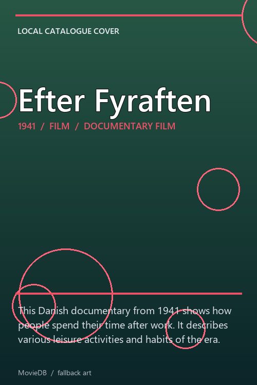 Efter Fyraften poster