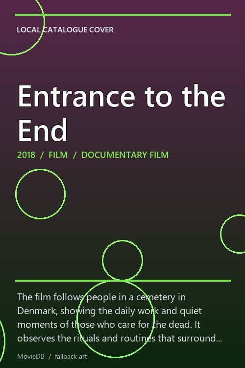 Entrance to the End poster