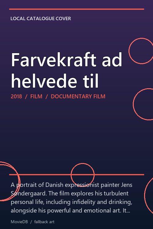 Farvekraft ad helvede til poster