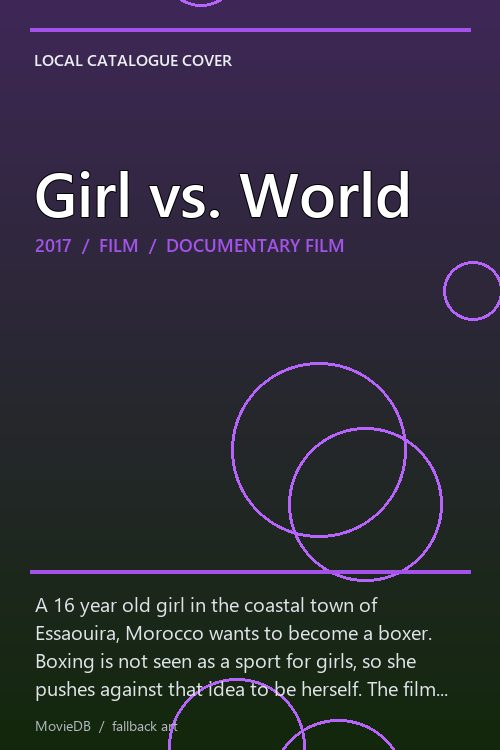 Girl vs. World poster