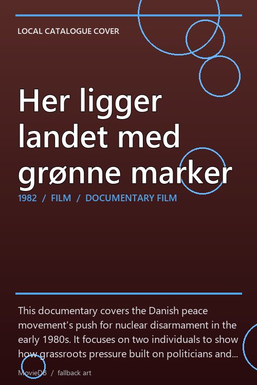 Her ligger landet med grønne marker poster