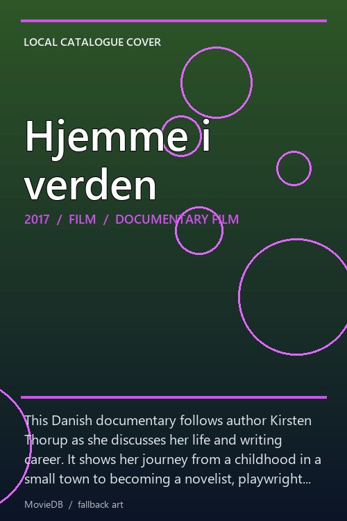 Hjemme i verden poster