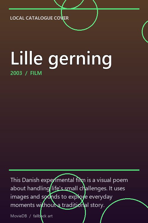 Lille gerning poster