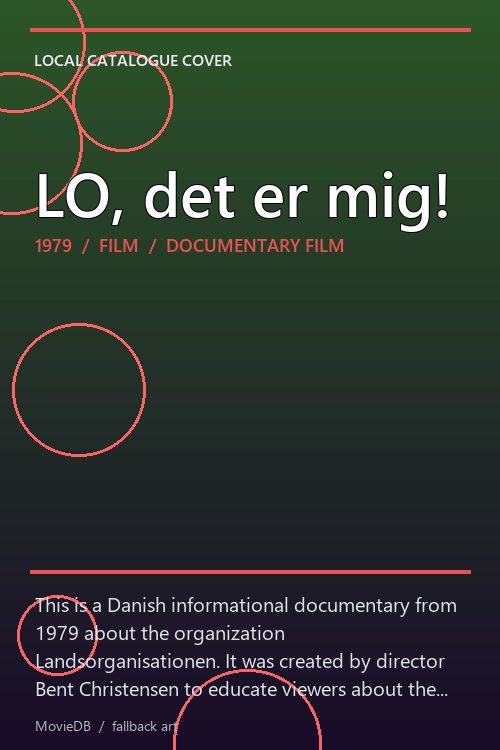 LO, det er mig! poster