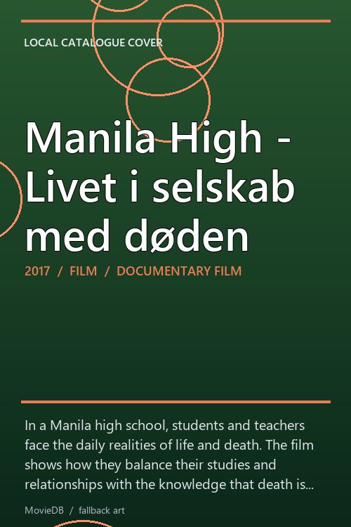 Manila High - Livet i selskab med døden poster