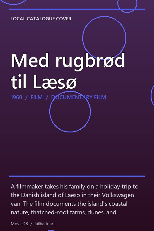 Med rugbrød til Læsø poster
