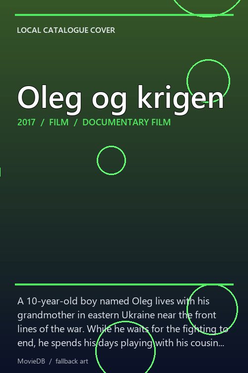 Oleg og krigen poster