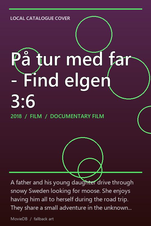 På tur med far - Find elgen 3:6 poster