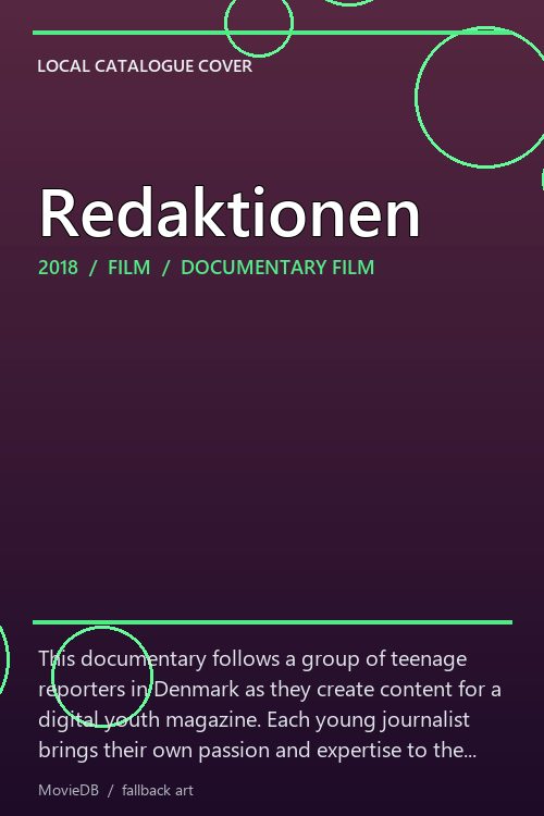 Redaktionen poster