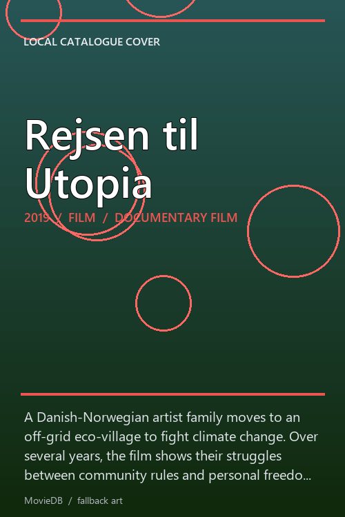 Rejsen til Utopia poster