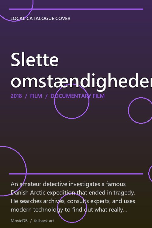 Slette omstændigheder poster