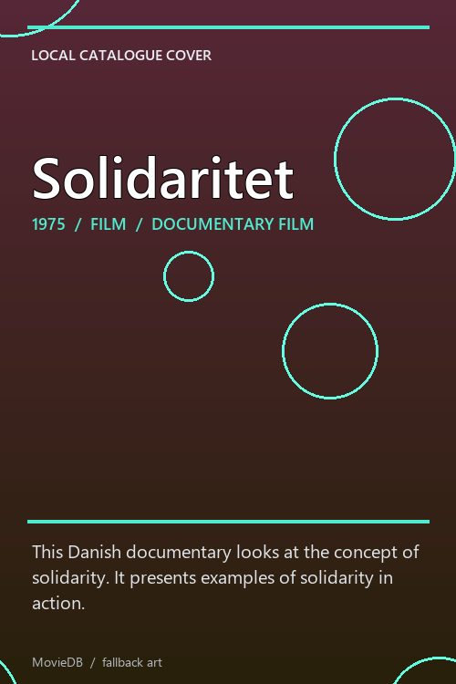 Solidaritet poster