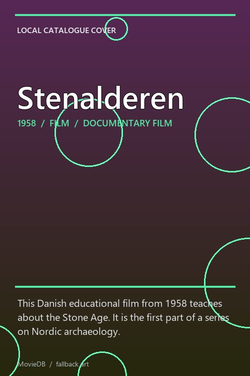 Stenalderen poster