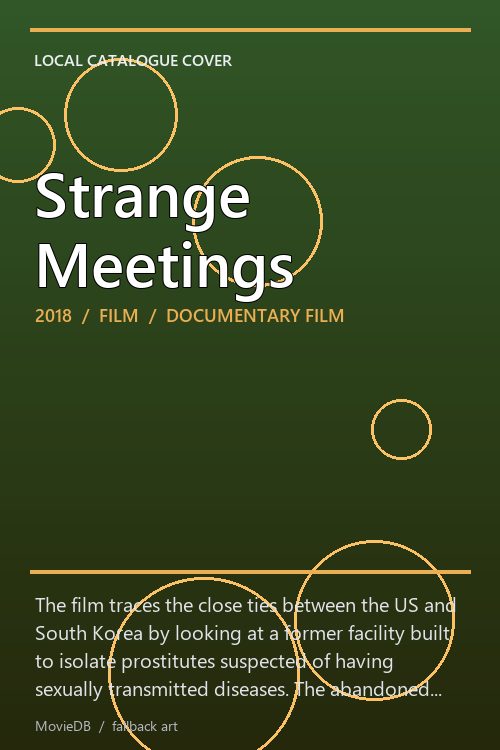 Strange Meetings poster