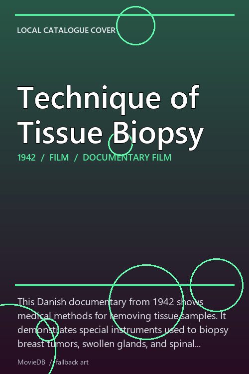 Technique of Tissue Biopsy poster