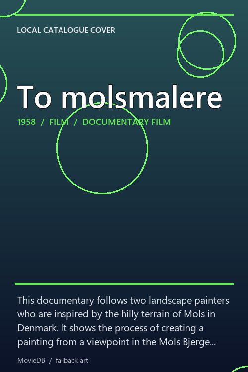 To molsmalere poster
