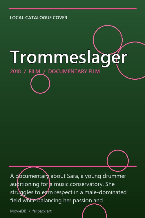 Trommeslager poster