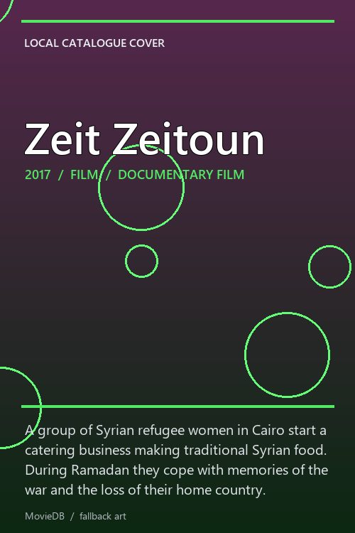 Zeit Zeitoun poster